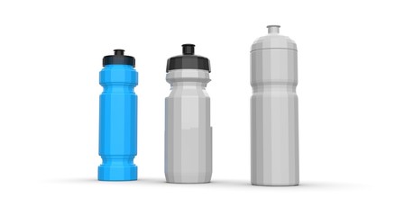 Sport Water Bottle 3D Rendering
