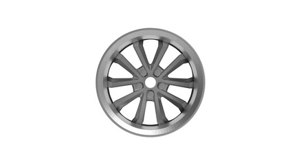 Metal Wheel Disk 3D Rendering