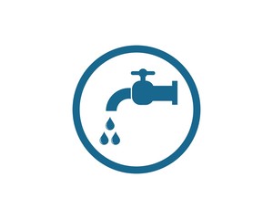faucet logo icon illustration template
