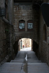 Obraz premium narrow street in jerusalem