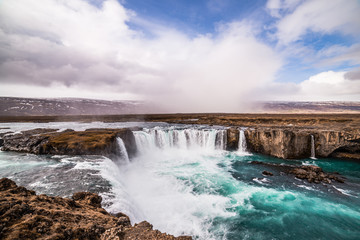 Iceland waterfall wallpaper