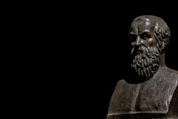 Bust of tragic poet Aeschylus