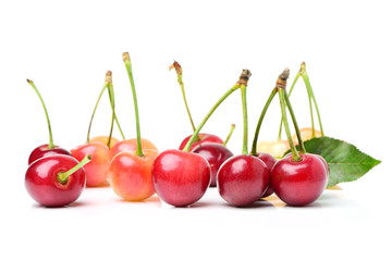 Cherry isolated on white background