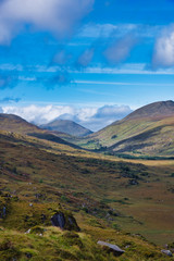 Panoramic view of Molls gap at Ring of Kerry, Ireland
