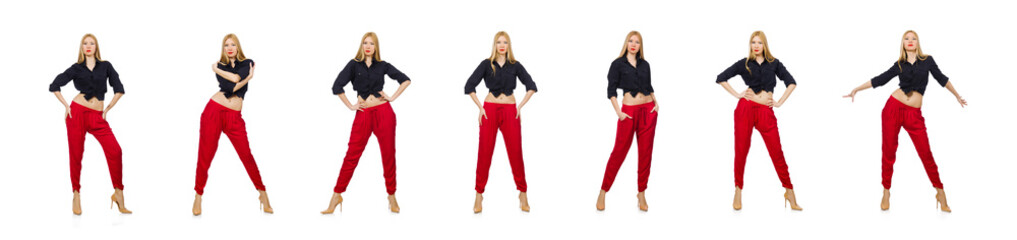 Young woman in fashion concept