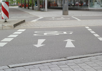 bicycle road sign and bookmark. Bicycle crossing sign