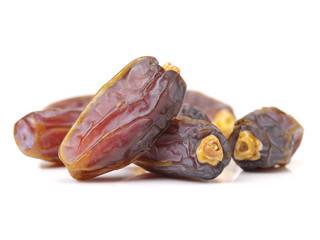 Dates on white background
