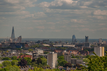 Fototapeta premium City View Urban Downtown Business District Concept.