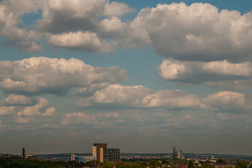 City View Urban Downtown Business District Concept.