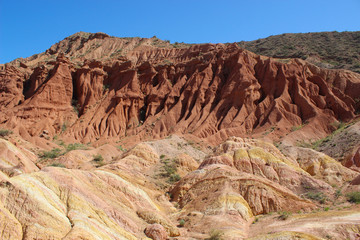 Красивая и необычная порода и форма гор