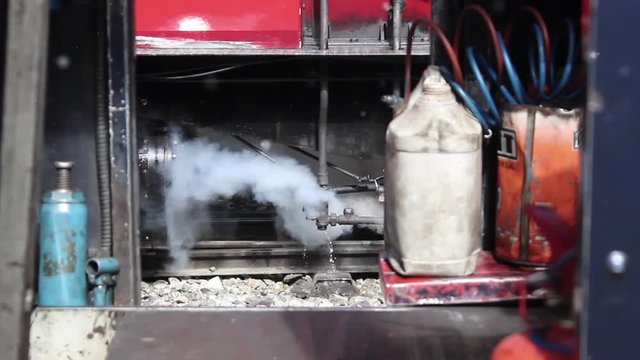 Valves And Steam Of The End Of The World Train.