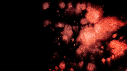 Abstract red watercolor background. Splashes and strokes. High resolution texture. Modern Art. Lava.