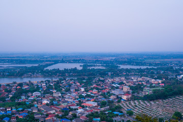 aerial view of city