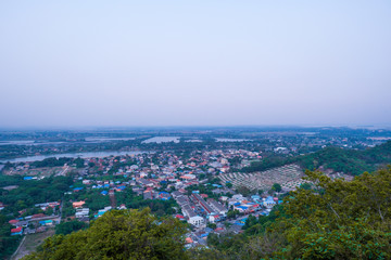 Obraz premium aerial view of the city