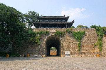 Shence Gate is one gate of City Wall in Nanjing, Jiangsu Province, China. Nanjing City Wall was...