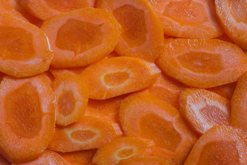 bright tasty carrots for raising mood