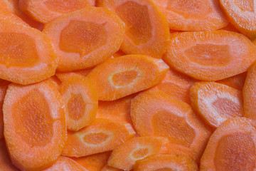 bright tasty carrots for raising mood