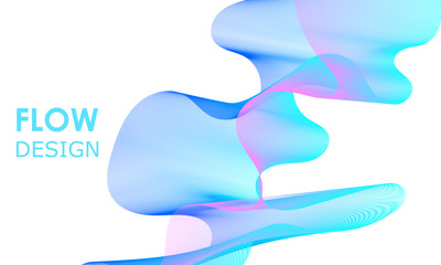 Flow shapes design. Liquid wave background.