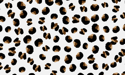 Leopard print. Animal skin pattern.