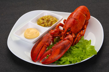 Luxury Lobster with sauce