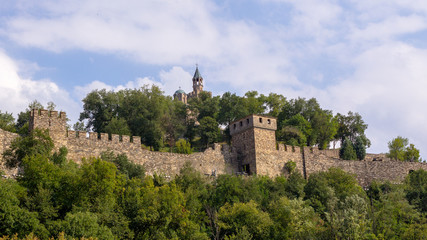 Fototapeta na wymiar Tsarevets stronghold in Veliko Tarnovo