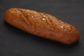 Black loaf bread