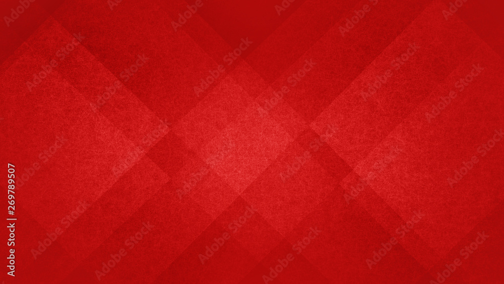 Poster abstract red and white background with geometric diamond checked pattern. elegant christmas color wi