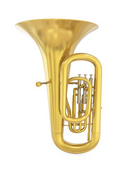 Tuba Musical Instrument Isolated