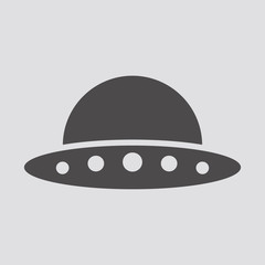 UFO icon.Vector illustration.