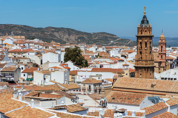 Cityscape in the city of Antequera. Andalucia. Spain.