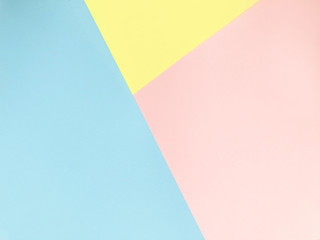 Blue, pink and yellow Pastel color background