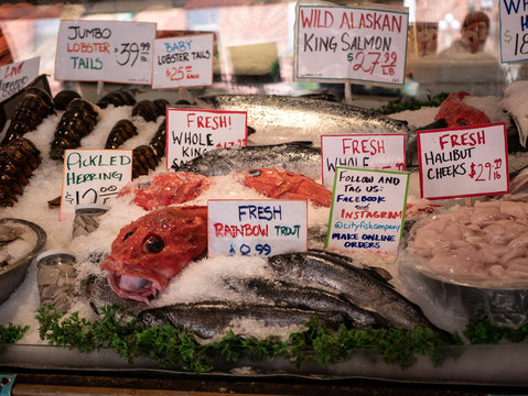 Fish For Sale At Pike Market