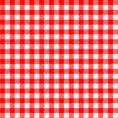 Gingham Red and White Weave Pattern