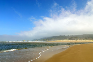 The coast of the Pacific Ocean. USA. Oregon