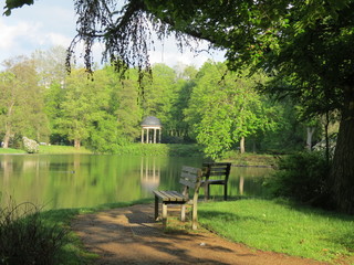 Blick auf Luisateich von Bad Elster