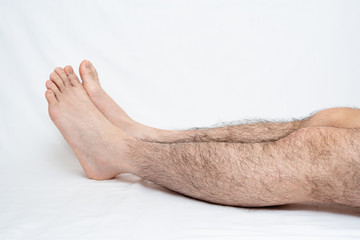 Fototapeta premium メンズ 脚脱毛 beforeイメージ