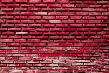 Fototapeta na wymiar red brick wall background