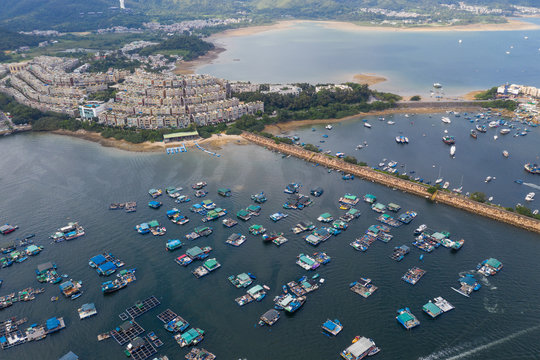 top view of Hong Kong tolo harbour