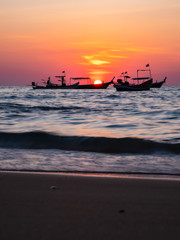 Obraz premium Long tail boat in Thailand