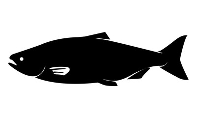 Fish web icon for fishing or aquatic themed designs