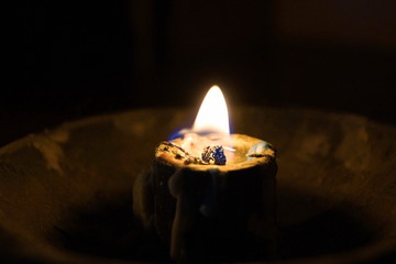 candle in the dark