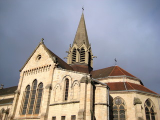 Eglise &agrave; Firminy dans la Loire