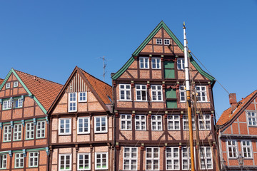 Fototapeta na wymiar Kunsthaus in der Altstadt von Stde, Niedersachsen