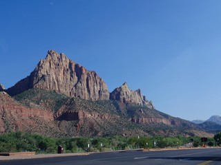 Stunning cream and red sandstone cliffs of Zion National Park continue to attract millions of visitors each year.