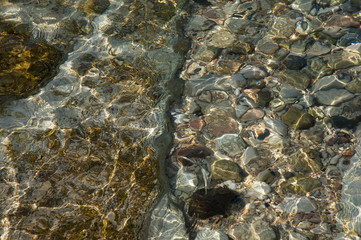 Clear lake waters