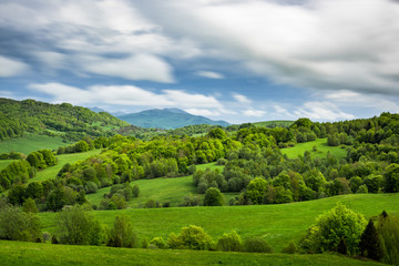 Carpathian Mountains in Bieszczady National Park, Poland