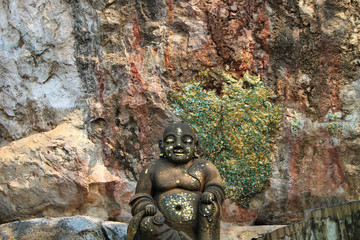 Travel at Wat Phra Phutthabat temple (The temple has a footprint of Buddha.), Saraburi Province, Thailand.