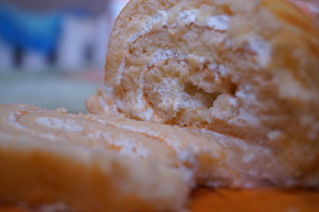 closeup of cake