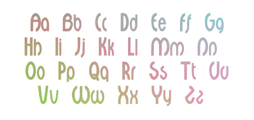 LowPoly Alphabet