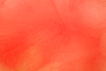 watercolor orange colors in the water. abstract texture